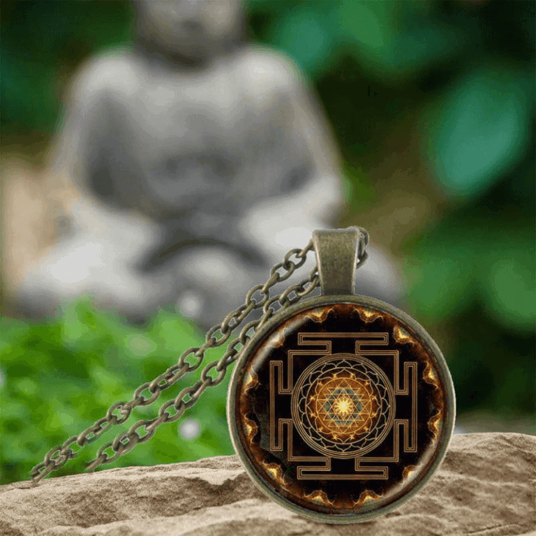 JEWELLITY®️ Colier Sri Yantra - imagine 4