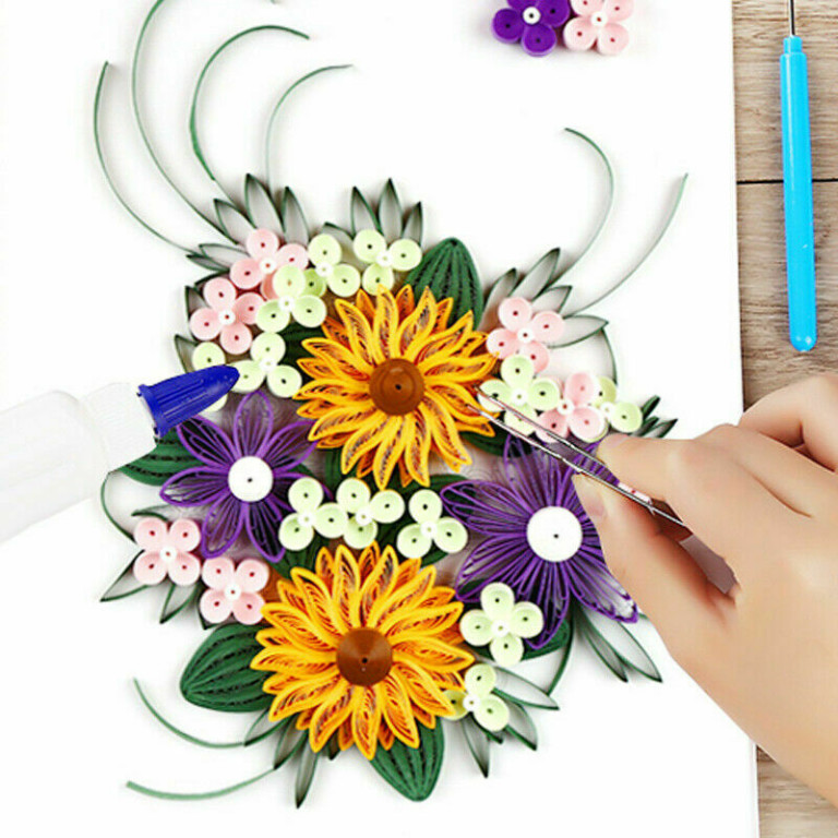 Placă Quilling cu Pini - imagine 6