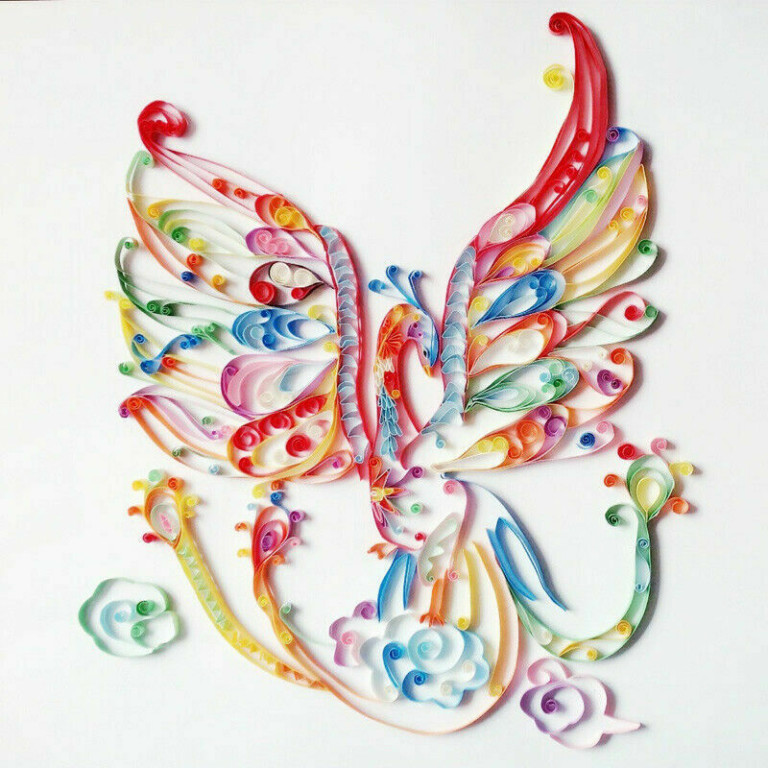 Placă Quilling cu Pini - imagine 5