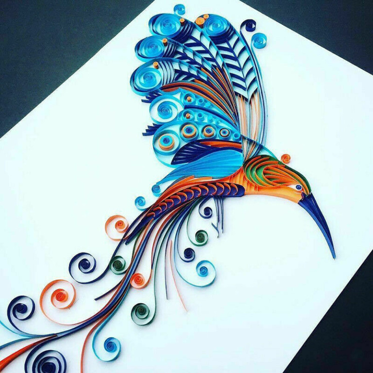 Placă Quilling cu Pini - imagine 4