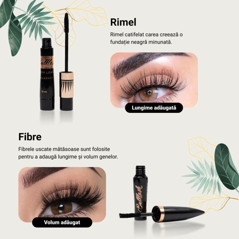 BULKLASH ® Set de Fibre Mascara 4D - imagine 3