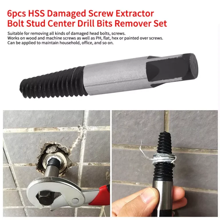 FIXOMA® Extractor de șurub - Set de instrumente de îndepărtare a șuruburilor deteriorate - imagine 3