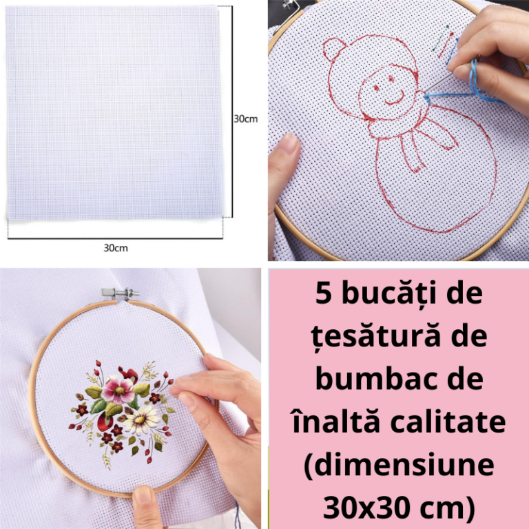 Set de broderie cu 32 de accesorii - imagine 2