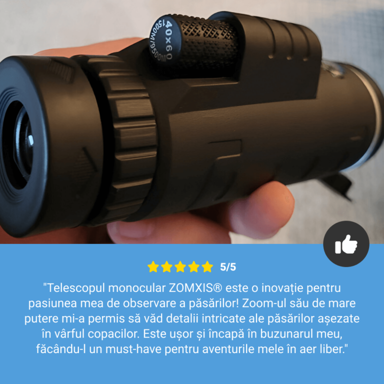 ZOMXIS® Telescop Profesional Monocular cu Zoom Mare - imagine 5