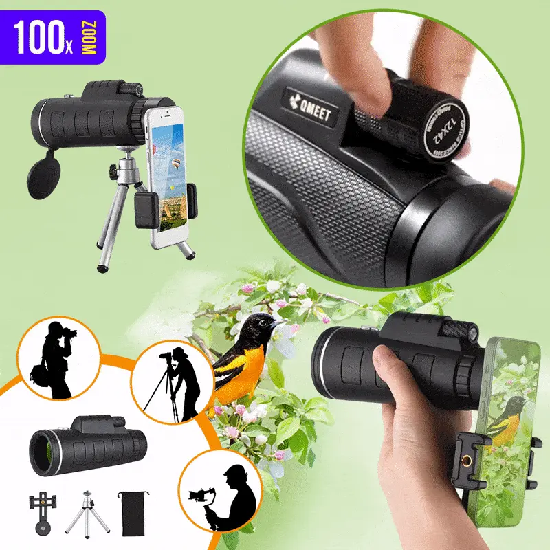 ZOMXIS® Telescop Profesional Monocular cu Zoom Mare