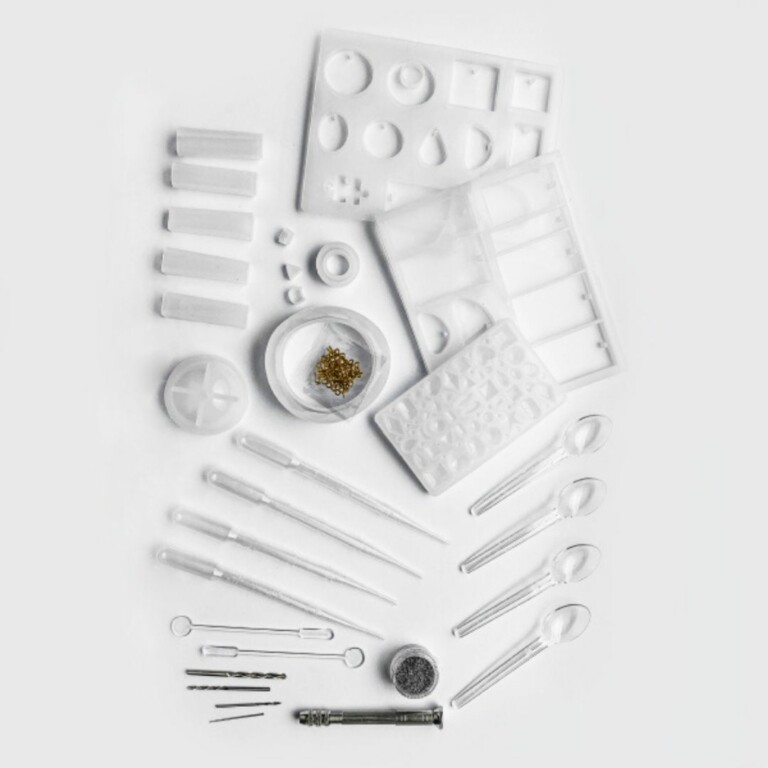 GLUESY®️ Set de sabloane pentru crearea manuala a cristalelor (83 bucati) - imagine 2
