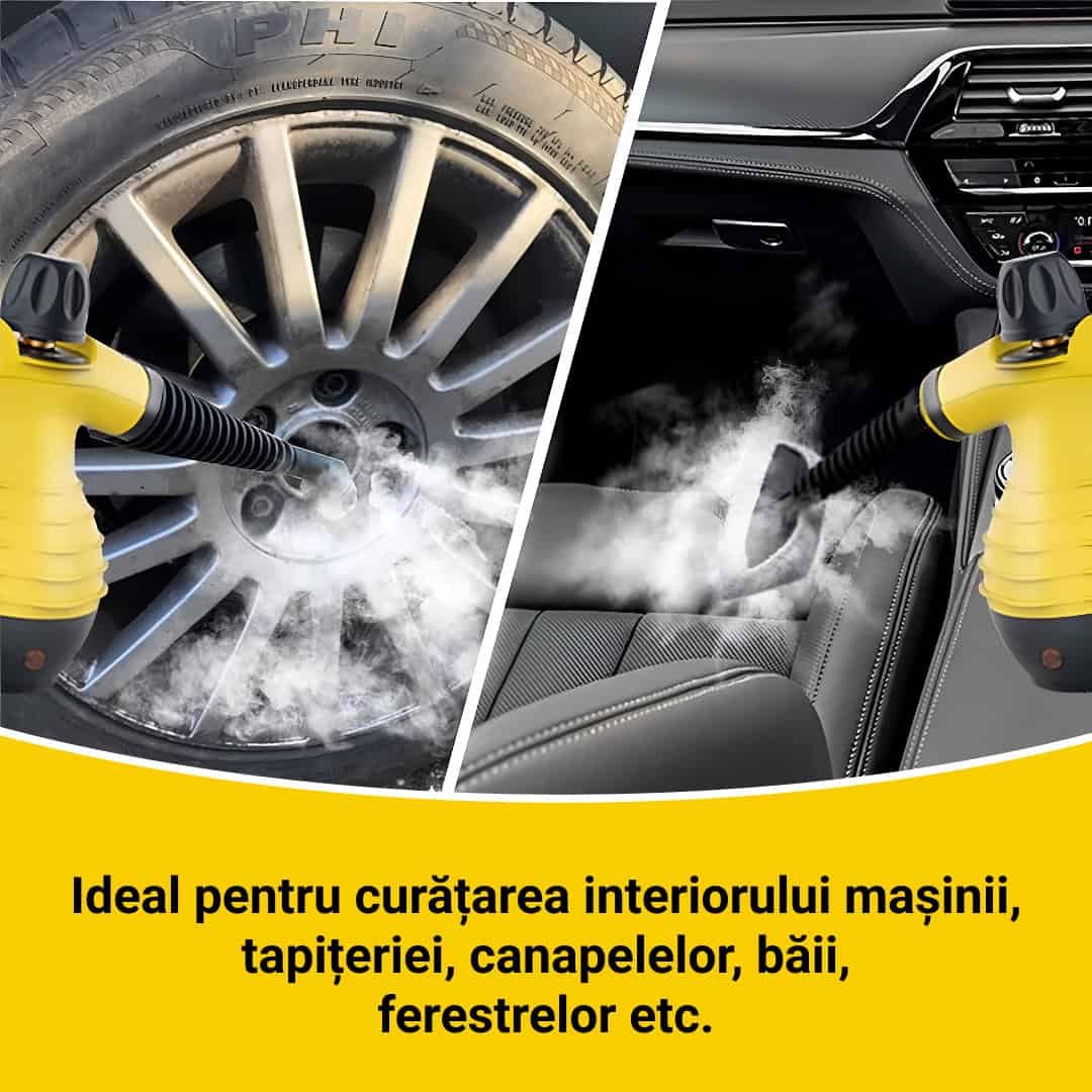 STEAMY® Vaporetto cu aer comprimat – Totul într-unul cu 9 accesorii exclusive - imagine 3