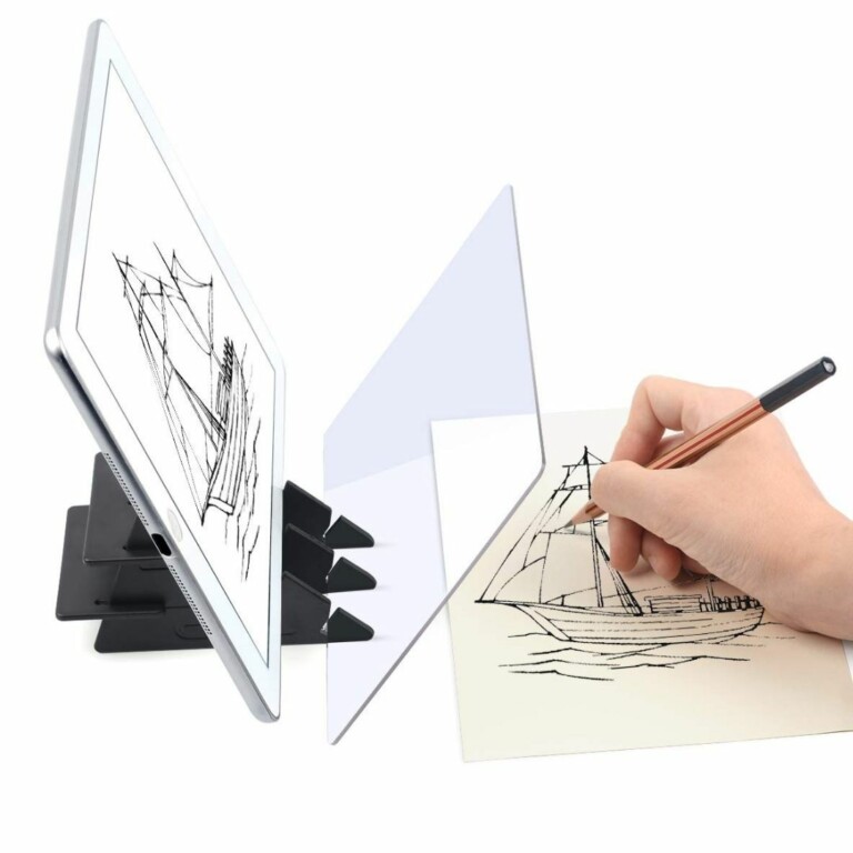 M DRAVE® Oglindă Optică Pentru Desenat Cu Suport - imagine 4