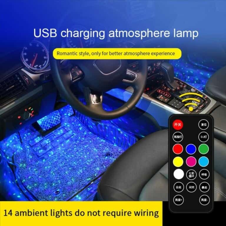 Lumină LED USB pentru bordul mașinii - imagine 6