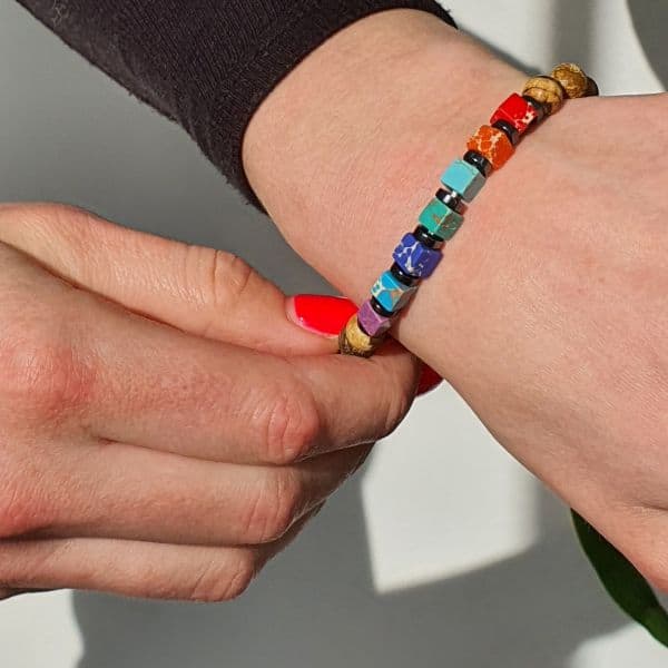 BBrățară Chakra cu Pietre Naturale