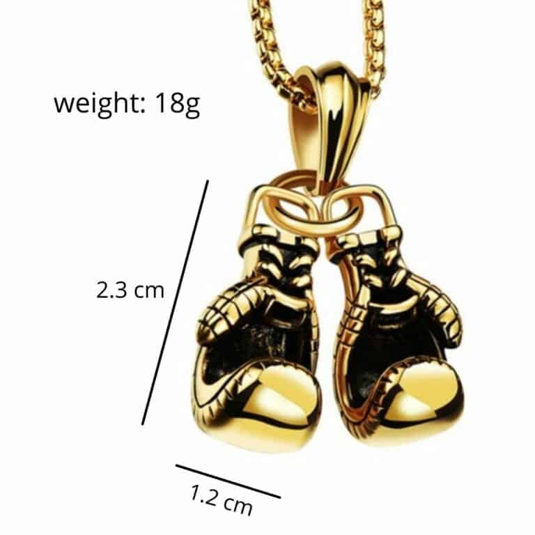 Colier cu mănuși de box - imagine 3