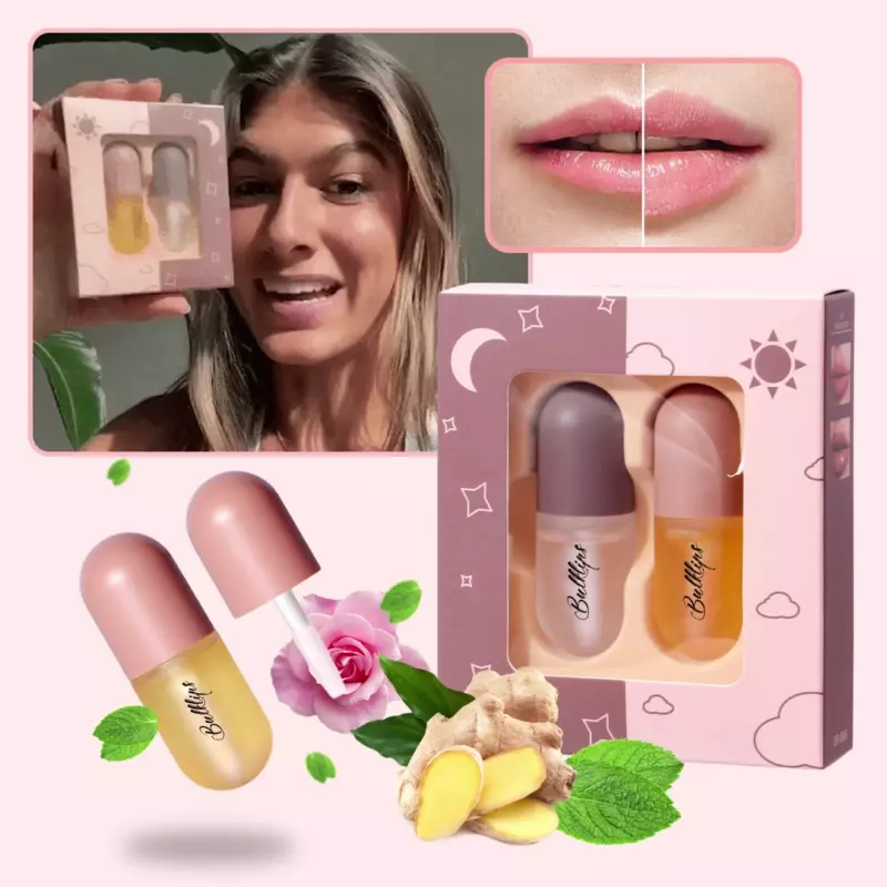BULKLIPS Set pentru evidențierea buzelor cu ghimbir și mentă