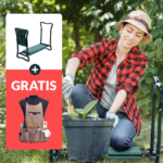 Scaun multifuncțional pentru grădinărit + Curea specială pentru scule de grădinărit - Gratuit