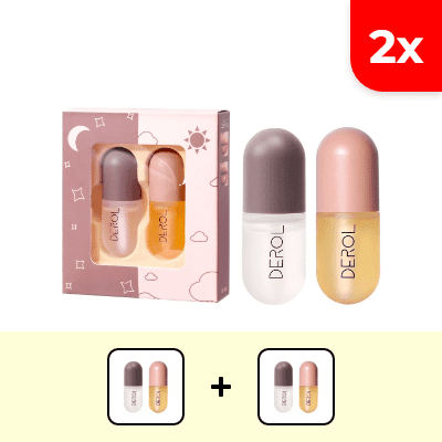 2x BULKLIPS Set pentru evidențierea buzelor cu ghimbir și mentă