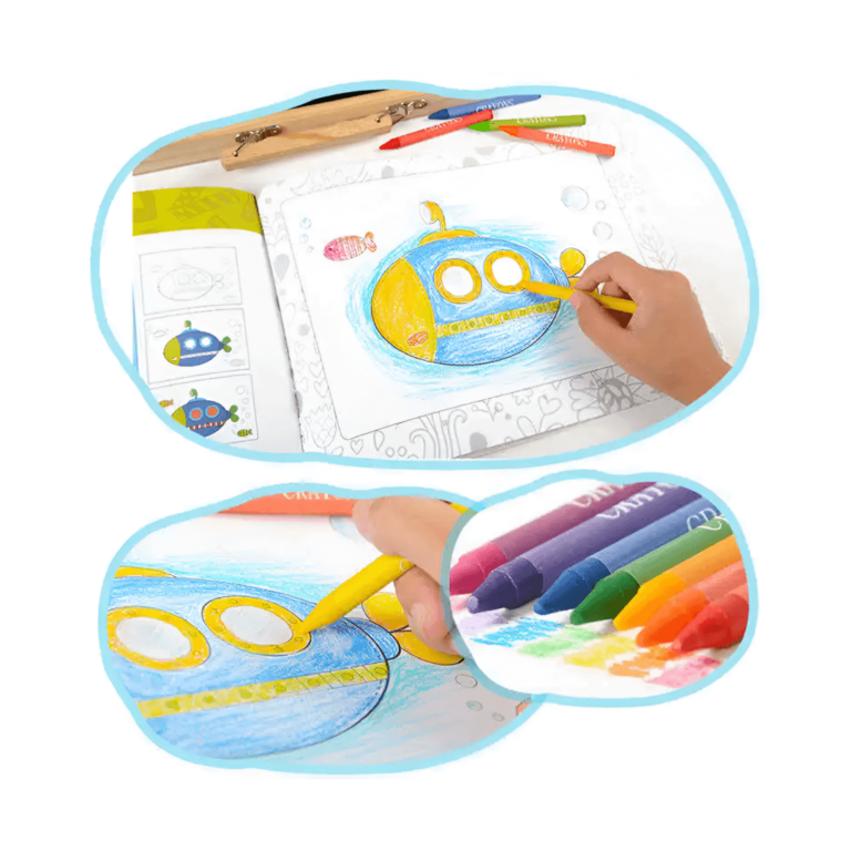 SET DE PICTURĂ ŞI DESEN + GRATUIT o carte de colorat! - imagine 3