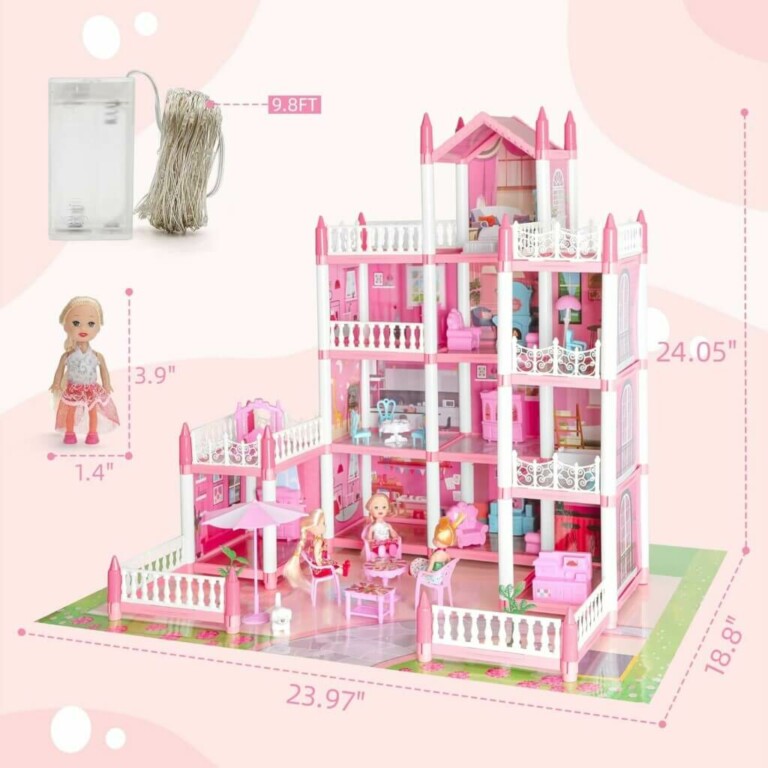 DreamVilla™ Vila jucărie pentru Prințese - imagine 9