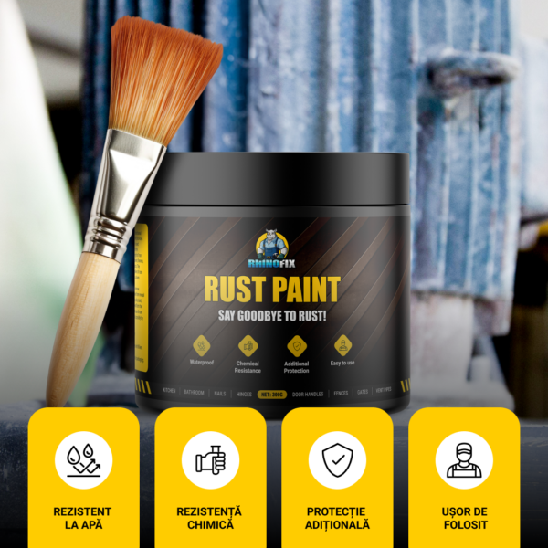 RUST PAINT™ SOLUȚIE PENTRU ÎNDEPĂRTAREA RUGINEI– ​​300-500ML - imagine 6