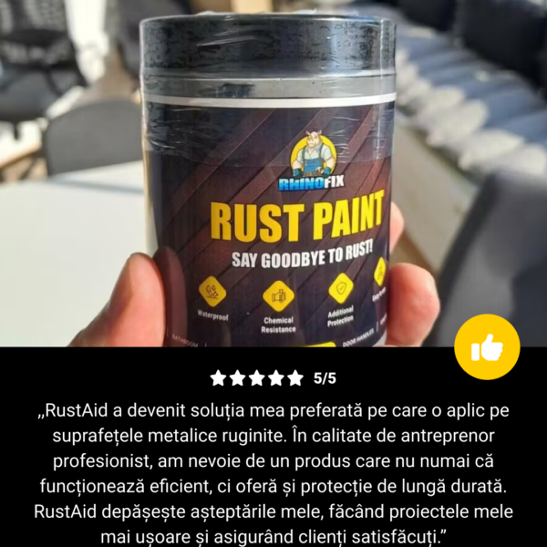 RUST PAINT™ SOLUȚIE PENTRU ÎNDEPĂRTAREA RUGINEI– ​​300-500ML - imagine 7