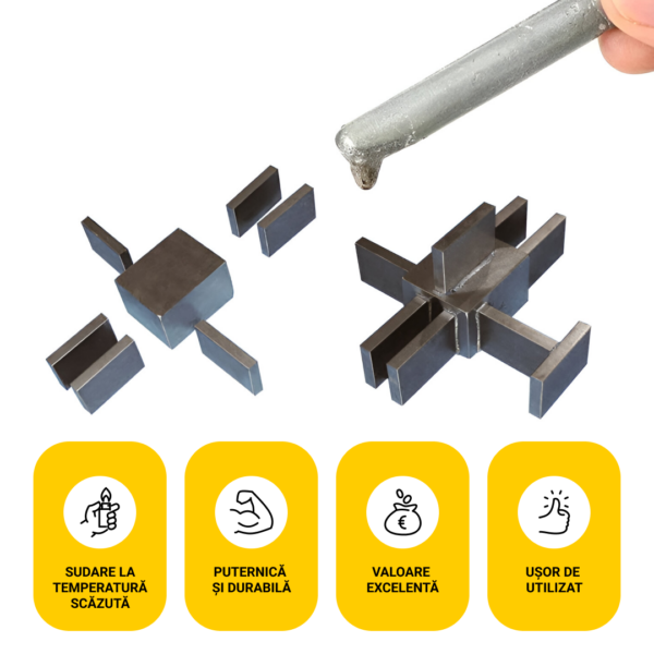 BRAZERODS™ TIJE DIN ALUMINIUM PETRU SUDURĂ SAU BRAZARE - 3+3 GRATIS! - imagine 5