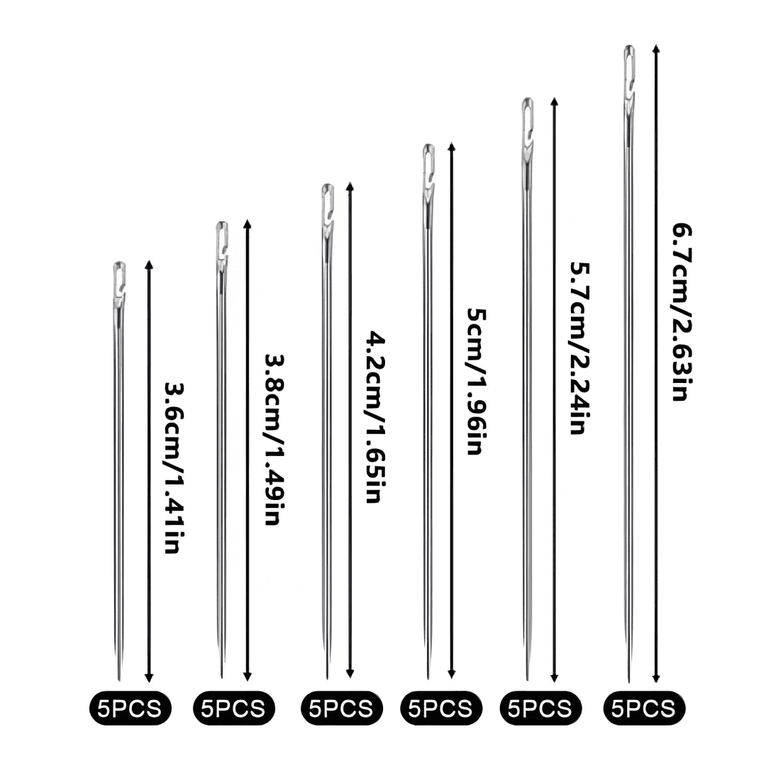 EASYSEW™ ACE DE CUSUT CU ORIFICIU LATERAL - 30 BUC. - imagine 4