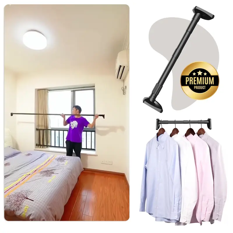 POWERPOLE™ BARĂ EXTENSIBILĂ PENTRU HAINE SAU PERDELE