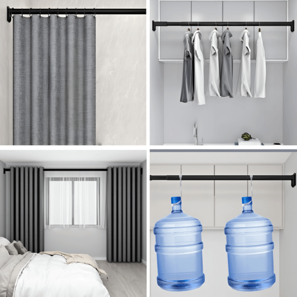POWERPOLE™ BARĂ EXTENSIBILĂ PENTRU HAINE SAU PERDELE - imagine 7