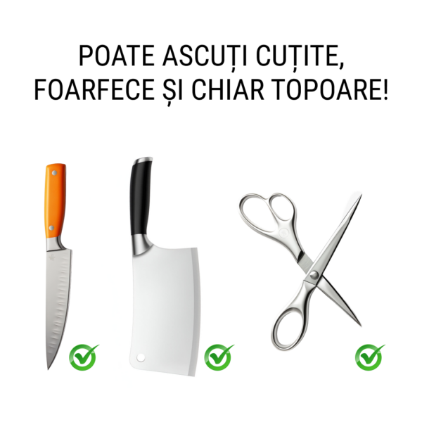 RAZORKNIFE™ APARAT ELECTRIC PENTRU ASCUȚIT CUȚITE - imagine 3