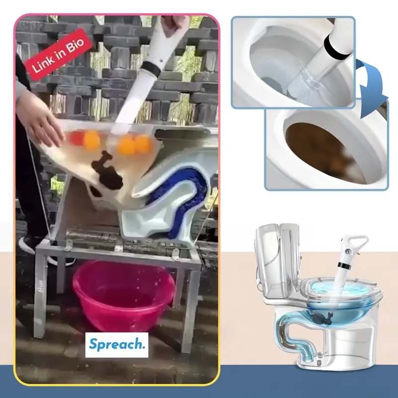 APARAT CU AER COMPRIMAT PENTRU DESFUNDAT SCURGERILE DRAINBLASTER™