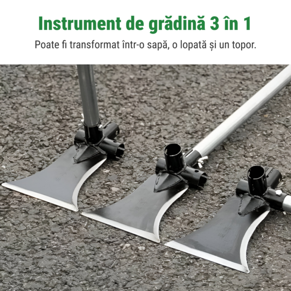 UNEALTĂ MULTIFUNCȚIONALĂ PENTRU GRĂDINĂ MULTI-X™ + Mâner ergonomic GRATIS! - imagine 2