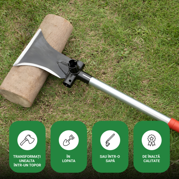 UNEALTĂ MULTIFUNCȚIONALĂ PENTRU GRĂDINĂ MULTI-X™ + Mâner ergonomic GRATIS! - imagine 5