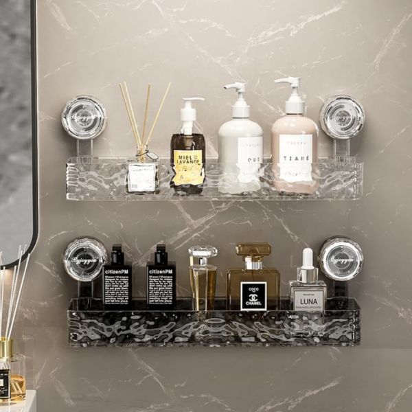LotionRack™ este un raft pentru baie care poate fi atașat fără găurire - imagine 3