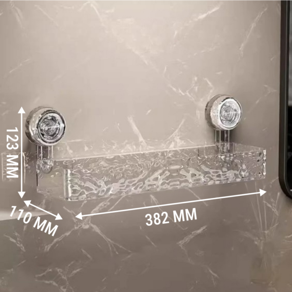LotionRack™ este un raft pentru baie care poate fi atașat fără găurire - imagine 5