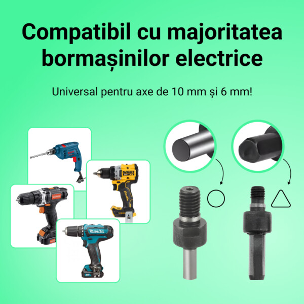 Adaptor Unghiular Pentru Burghiu Electric DrillGrinda™ - imagine 3