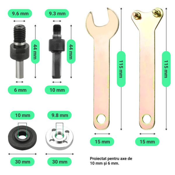 Adaptor Unghiular Pentru Burghiu Electric DrillGrinda™ - imagine 5