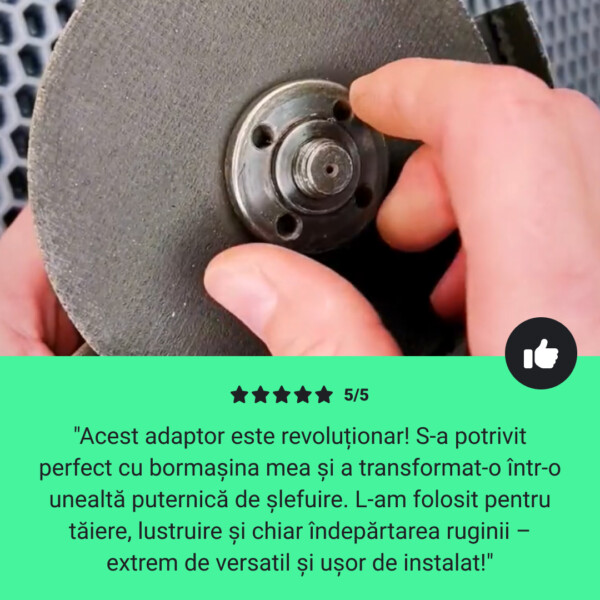 Adaptor Unghiular Pentru Burghiu Electric DrillGrinda™ - imagine 6