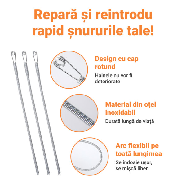 GARMENTFIX™ Ac pentru elastic – 3 BUC. - imagine 2