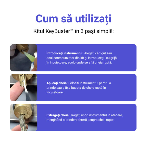 Set Extractor De Chei Rupte KeyBuster™ - imagine 5