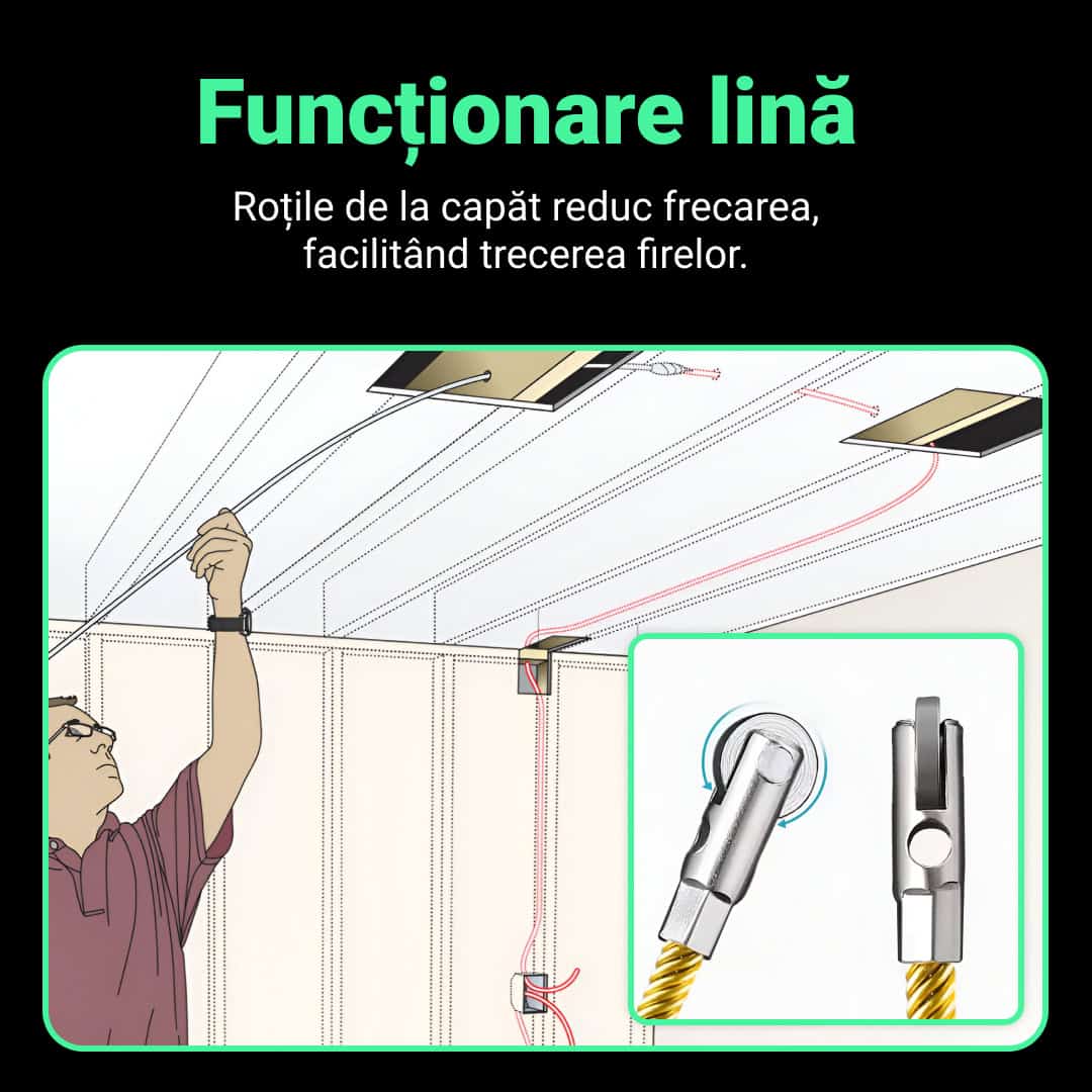 Dispozitiv Trăgător Pentru Cabluri Electrice 15m Wirelead™ - imagine 3
