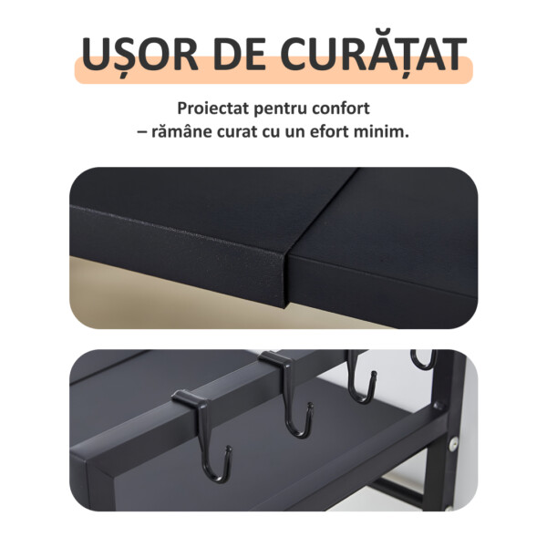 MicroRack™ Raft Extensibil pentru Cuptor cu Microunde - imagine 3