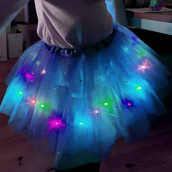 Fustă tutu cu lumini LED - imagine 4