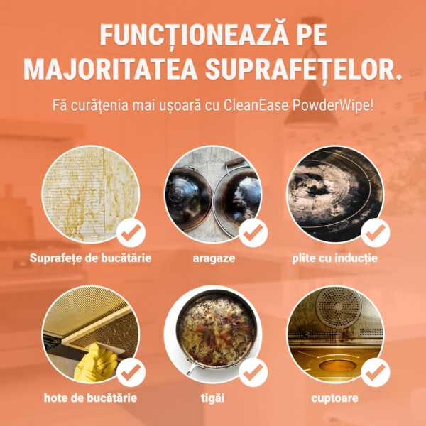 CleanEase – Pudră de Curățat Multiuzară Puternică - imagine 7