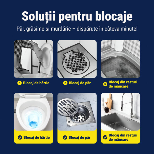 DrainMaster - Detergent pentru Chiuvete și Scurgeri - imagine 4