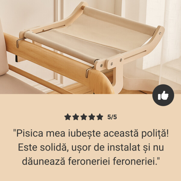 Pat pentru pisici de lângă pat KittyNap™ - imagine 8