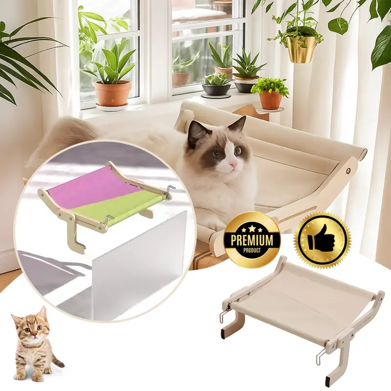 Pat pentru pisici de lângă pat KittyNap™