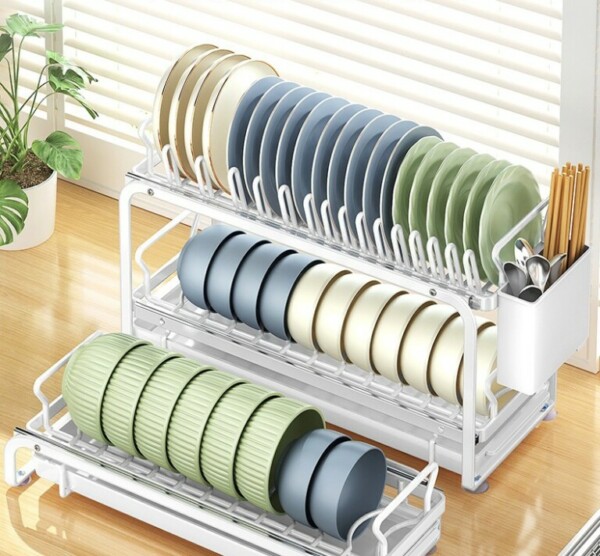 SlideDry™ scurgător de vase glisant extensibil - imagine 3