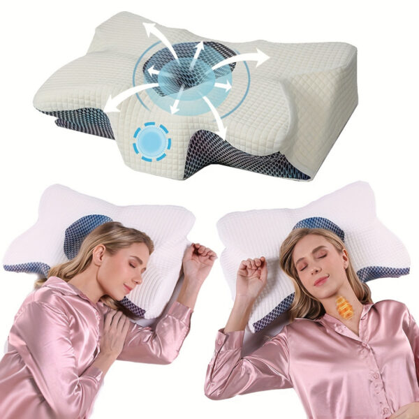 ErgoDream™ - Pernă Ergonomică din Spumă cu Memorie - imagine 5