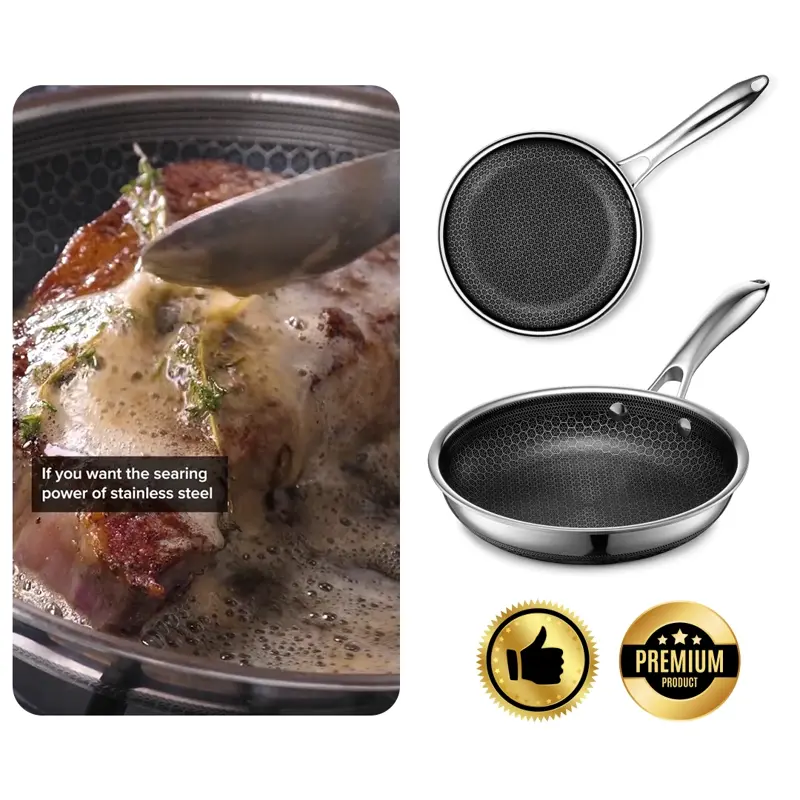 WokMaster™ - Tigaie Antiaderentă Hibridă