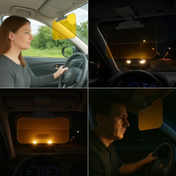VISORSHIELD™ VIZOR ANTI-ORBIRE PENTRU MAȘINĂ ÎMPOTRIVA RAZELOR UV ȘI A SOARELUI - imagine 5