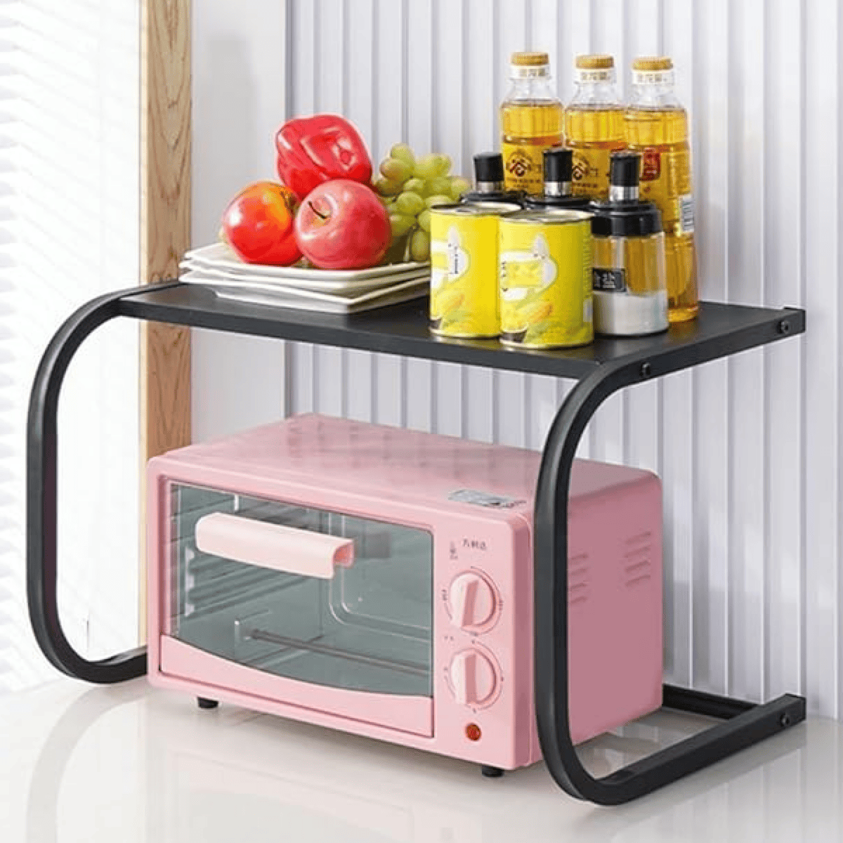 ELEVATE-KITCHEN™ - Suport metalic pentru cuptor cu microunde și aparate electrice - imagine 3