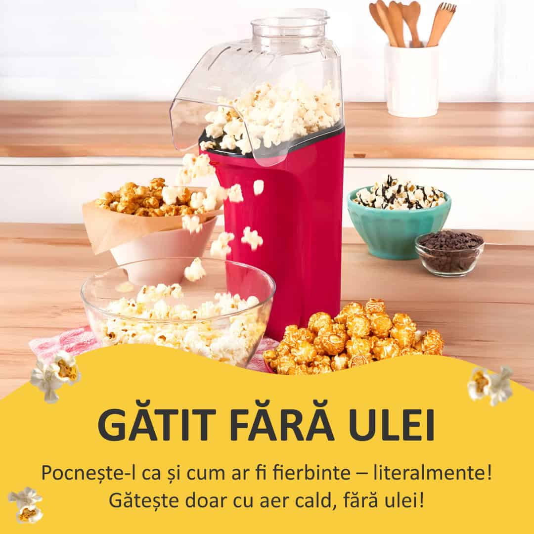 Snaxie™ - Mașină de Popcorn - imagine 2